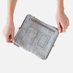 Lauren Clutch-Wallet in Buffed Leather - Olive Oil