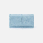 Keen Continental Wallet in Buffed Leather - Blue Topaz