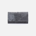 Keen Continental Wallet in Buffed Leather - Grey