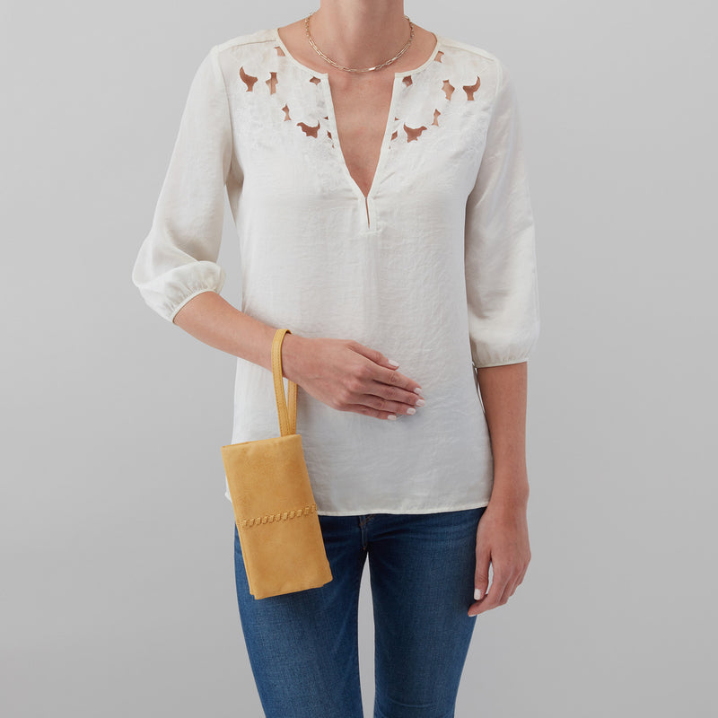 Keen Continental Wallet in Buffed Leather - Honeycomb