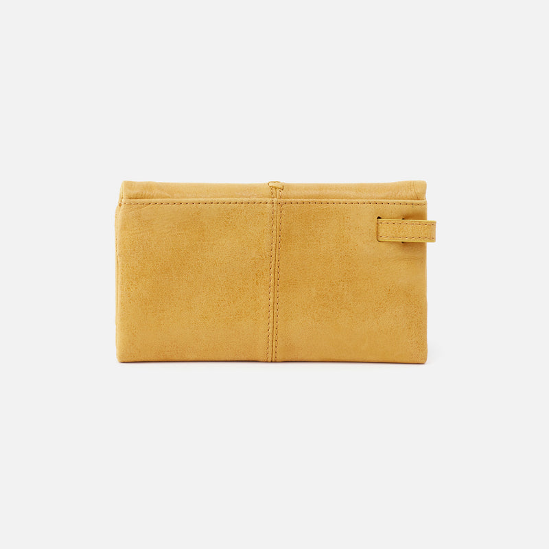 Keen Continental Wallet in Buffed Leather - Honeycomb