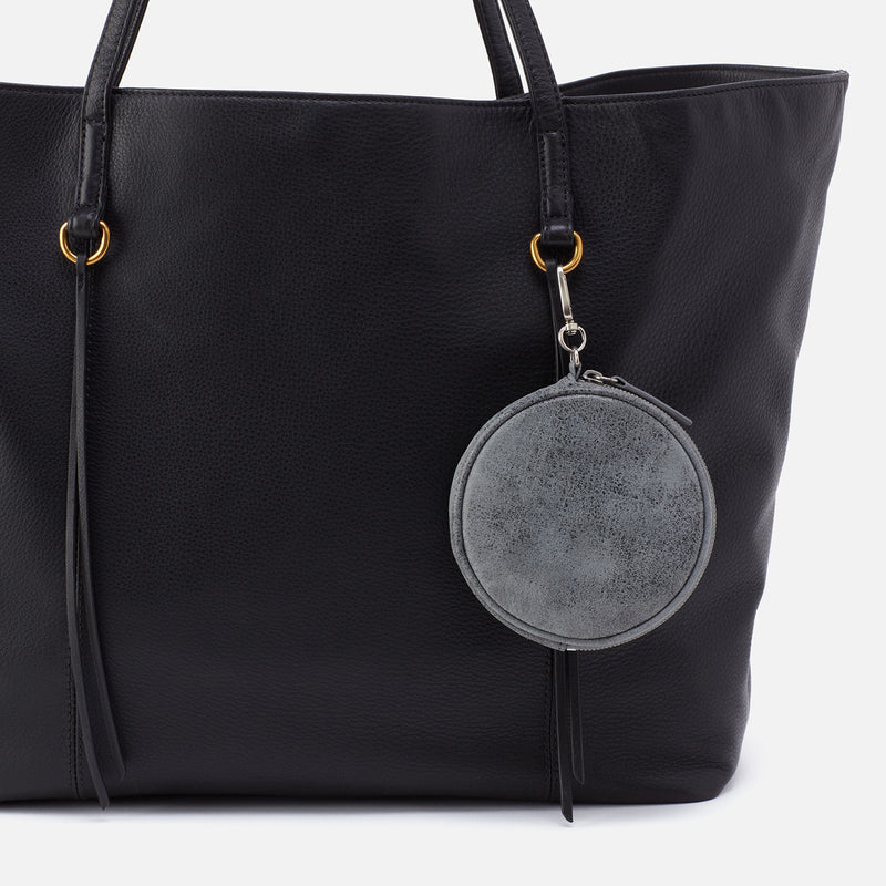 Revolve Clip Pouch in Buffed Leather - Grey