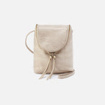 Fern Crossbody in Metallic Leather - Gold