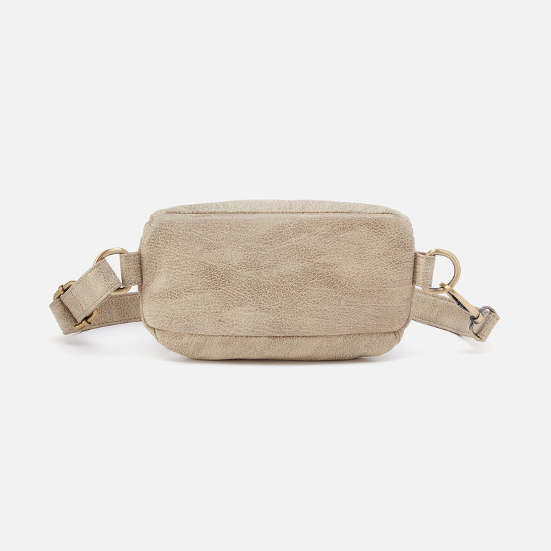 Fern Belt Bag in Metallic Leather - Gold