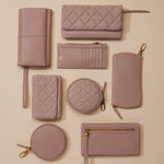 Advent Continental Wallet in Soft Leather - Rose