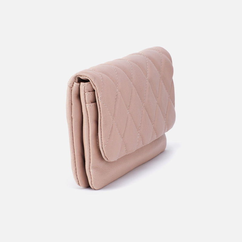 Advent Continental Wallet in Soft Leather - Rose
