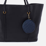 Revolve Clip Pouch in Soft Leather - Navy