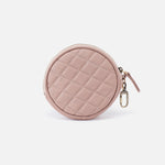 Revolve Clip Pouch in Soft Leather - Rose