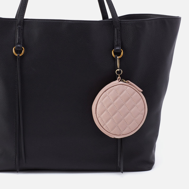 Revolve Clip Pouch in Soft Leather - Rose