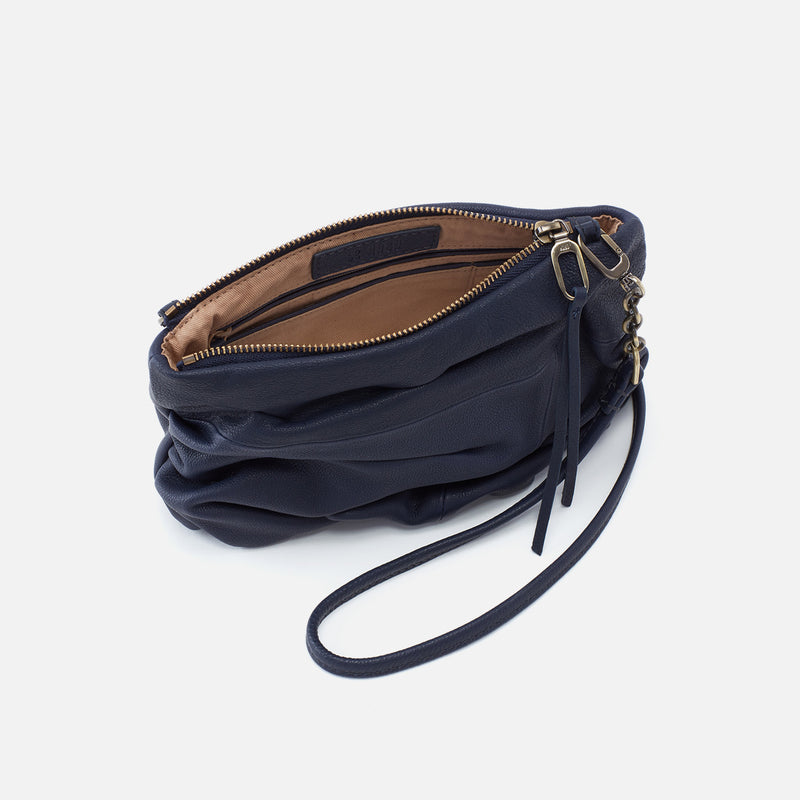 Dare Crossbody in Soft Leather - Navy