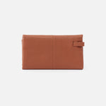 Keen Continental Wallet in Pebbled Leather - Cashew