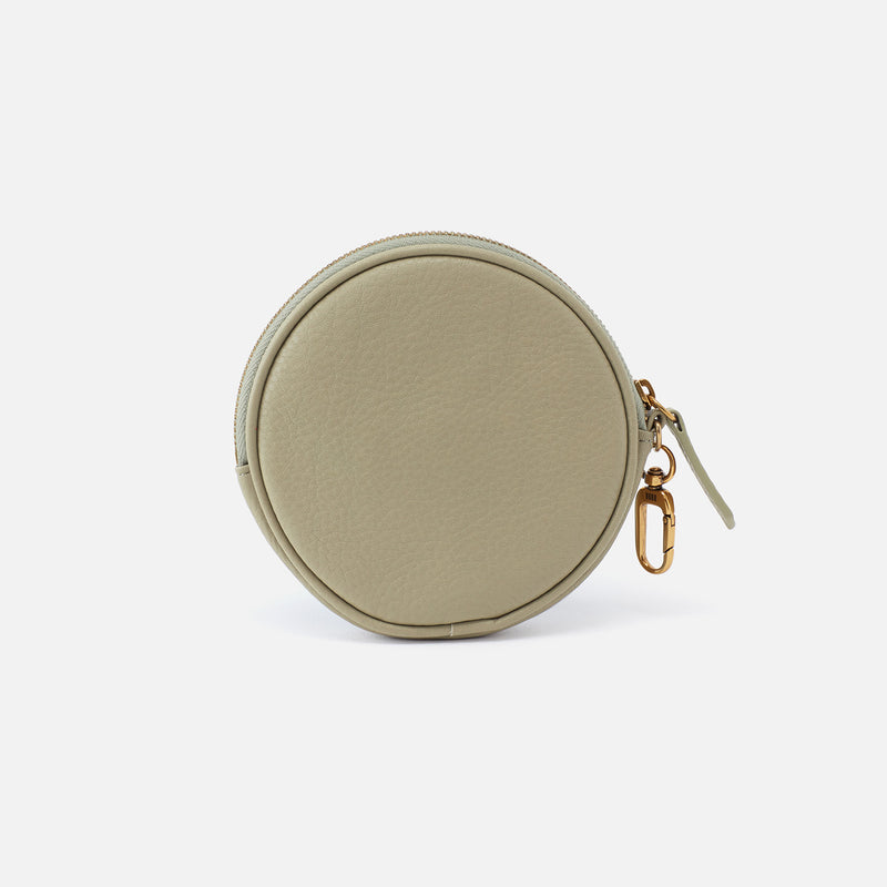 Revolve Clip Pouch in Pebbled Leather - Cactus