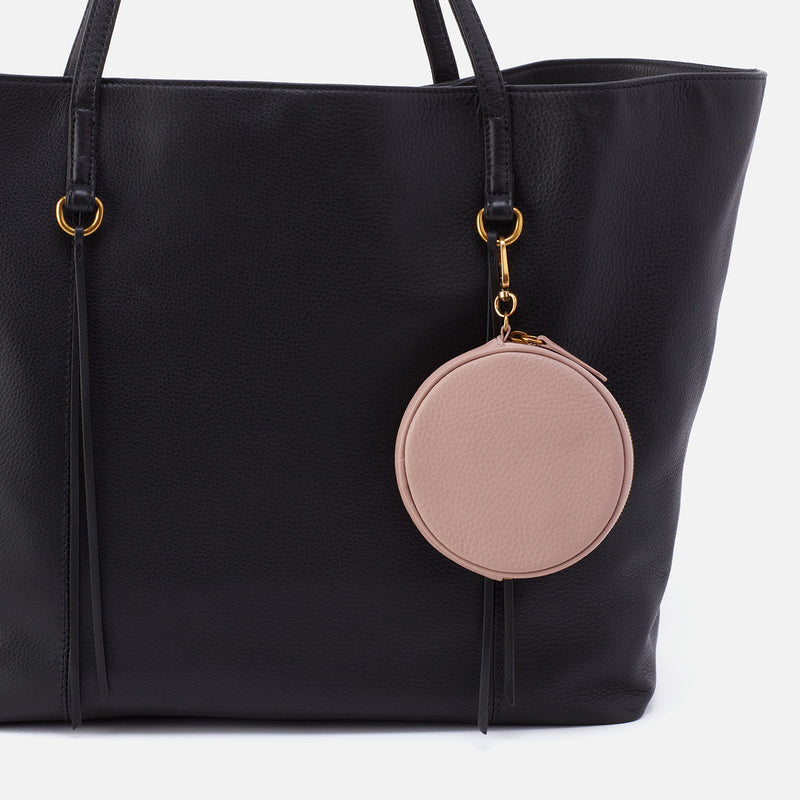 Revolve Clip Pouch in Pebbled Leather - Lotus