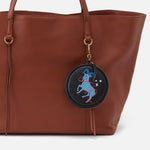 Revolve Clip Pouch in Pebbled Leather - Aries