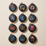 Revolve Clip Pouch in Pebbled Leather - Sagittarius