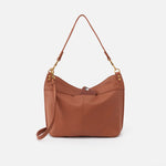 Pier Shoulder Bag in Pebbled Leather - Cashew