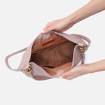 Pier Shoulder Bag in Pebbled Leather - Lotus