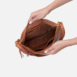 Merrin Convertible Backpack in Pebbled Leather - Cashew