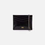 Max Card Case in Polished Leather - Black
