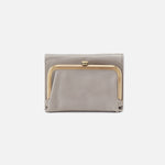 Robin Compact Wallet in Polished Leather - Driftwood