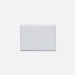 Robin Compact Wallet in Polished Leather - Optic White