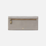 Jill Large Trifold Continental Wallet in Polished Leather - Driftwood