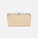 Lauren Clutch-Wallet in Polished Leather - Butter