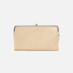 Lauren Clutch-Wallet in Polished Leather - Butter