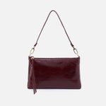 Darcy Crossbody in Polished Leather - Merlot