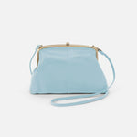 Lana Crossbody in Polished Leather - Blue Mist