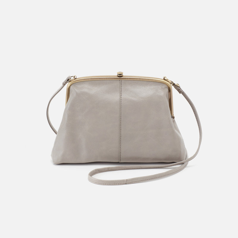 Lana Crossbody in Polished Leather - Driftwood