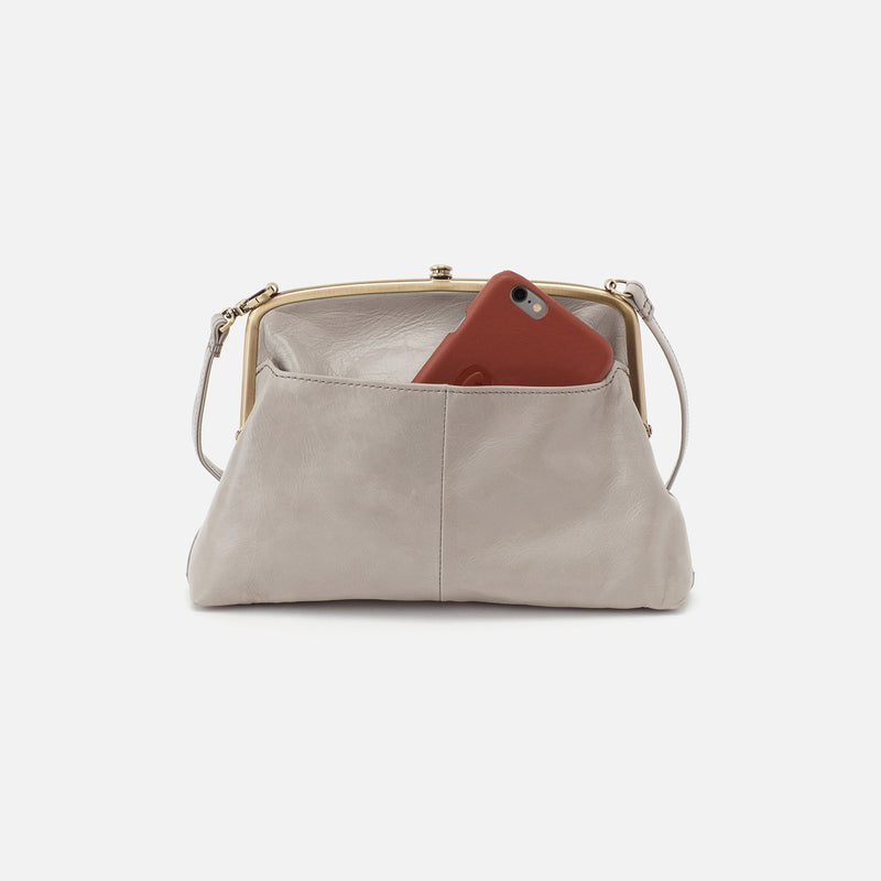 Lana Crossbody in Polished Leather - Driftwood
