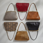 Lana Crossbody in Polished Leather - Truffle