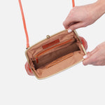 Lana Crossbody in Polished Leather - Zinnia