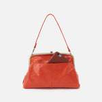 Lana Crossbody in Polished Leather - Zinnia