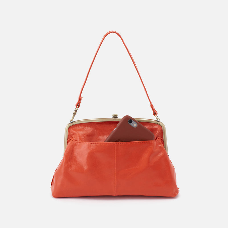 Lana Crossbody in Polished Leather - Zinnia