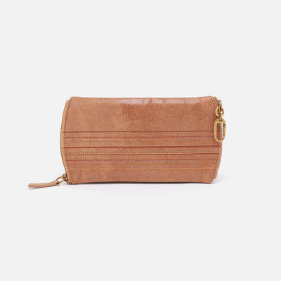 Spark Double Eyeglass Case in Buffed Leather - Tan