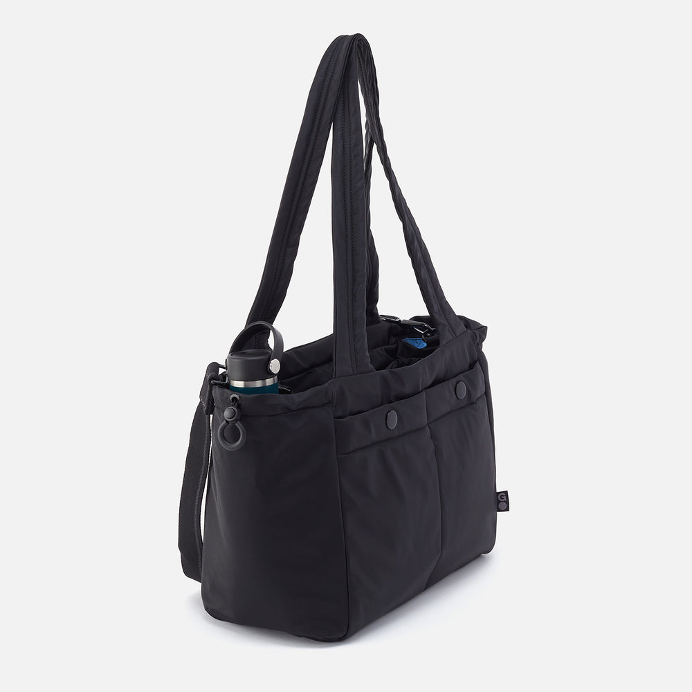 ALL IN ONE Tote in CaRefiber recycled nylon - Jet