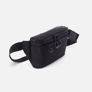 BE HOLD Belt Bag in CaRefiber recycled nylon - Jet