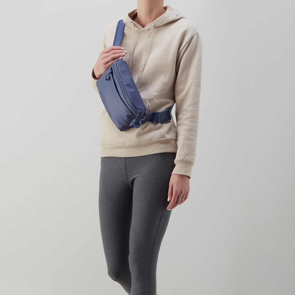 BE HOLD Belt Bag in CaRefiber recycled nylon - Lotus