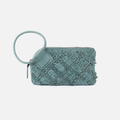 Sable Wristlet In Artisan Weave Leather