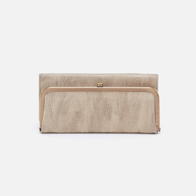 Rachel Continental Wallet In Metallic Leather