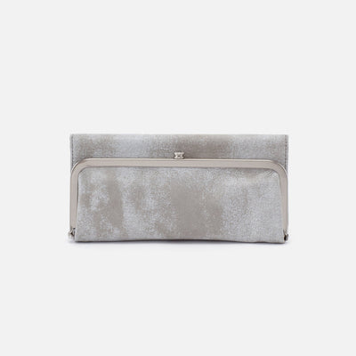 Rachel Continental Wallet in Buffed Leather - Olive Oil