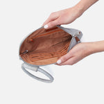 Sable Wristlet in Buffed Leather - Olive Oil