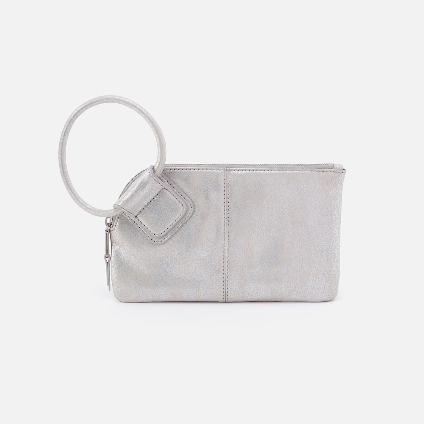 Sable Wristlet In Metallic Leather