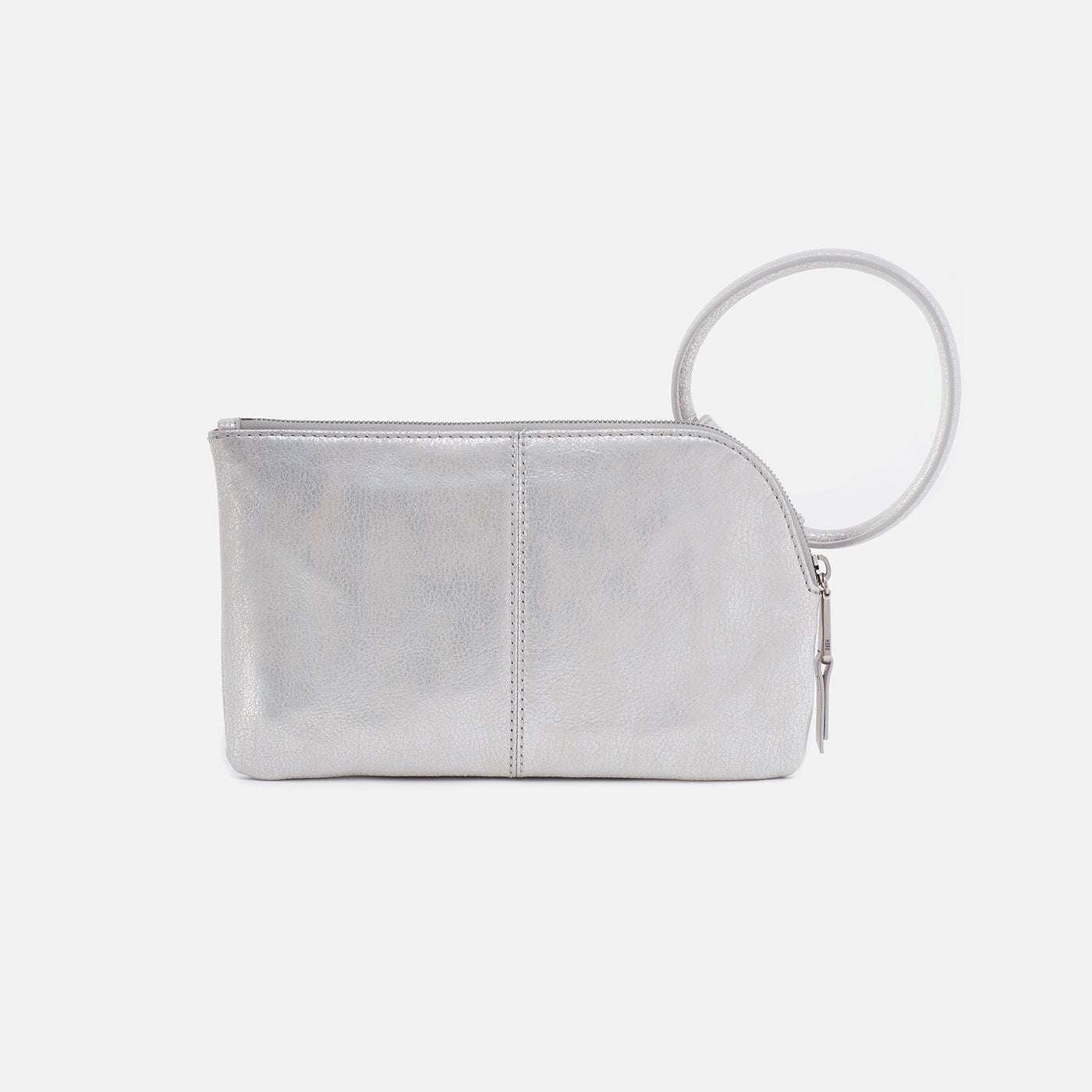 Sable Wristlet In Metallic Leather