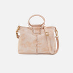 Sheila Medium Satchel in Buffed Leather - Fresh Ginger