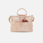 Sheila Medium Satchel in Buffed Leather - Fresh Ginger