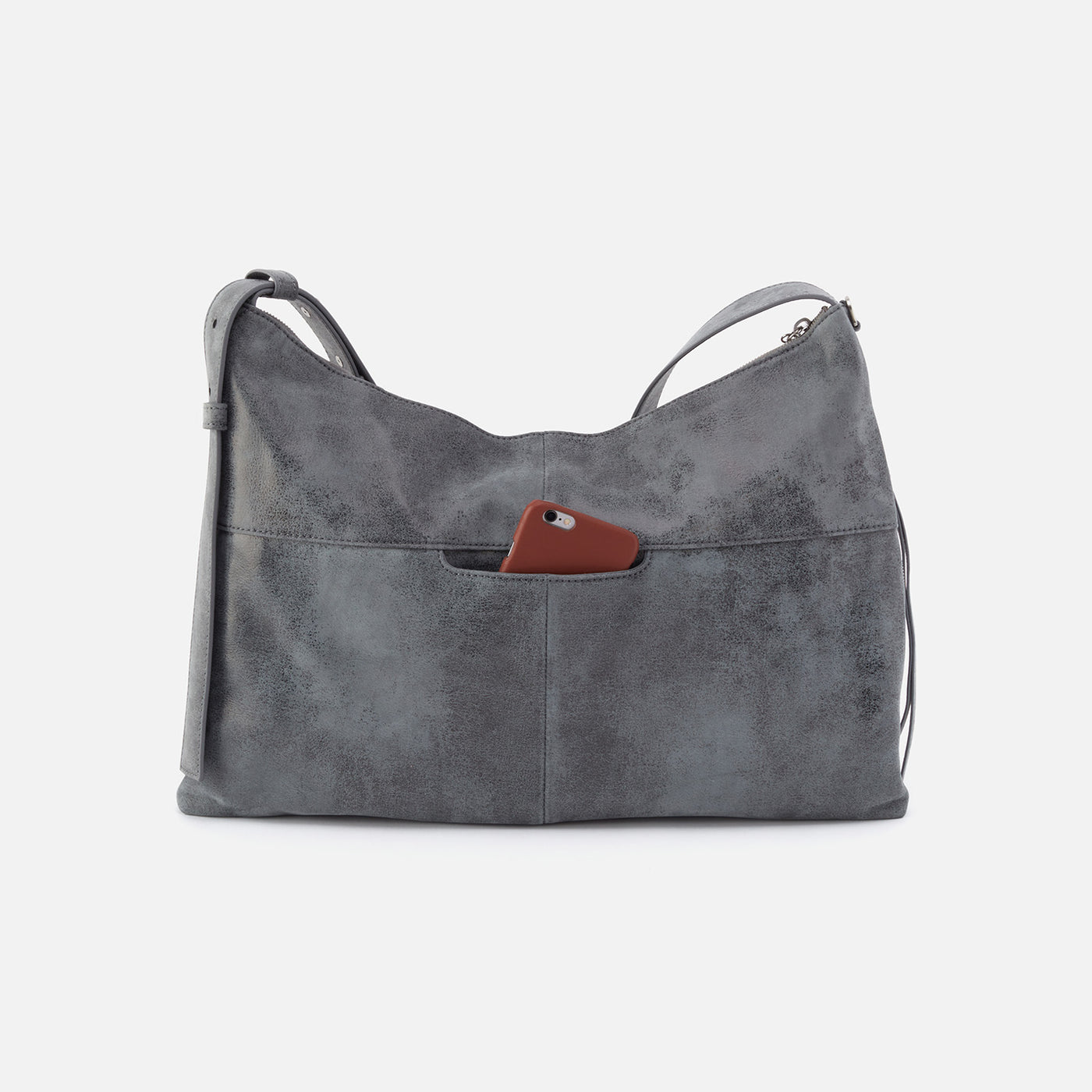 Paulette Large Crossbody In Buffed Leather