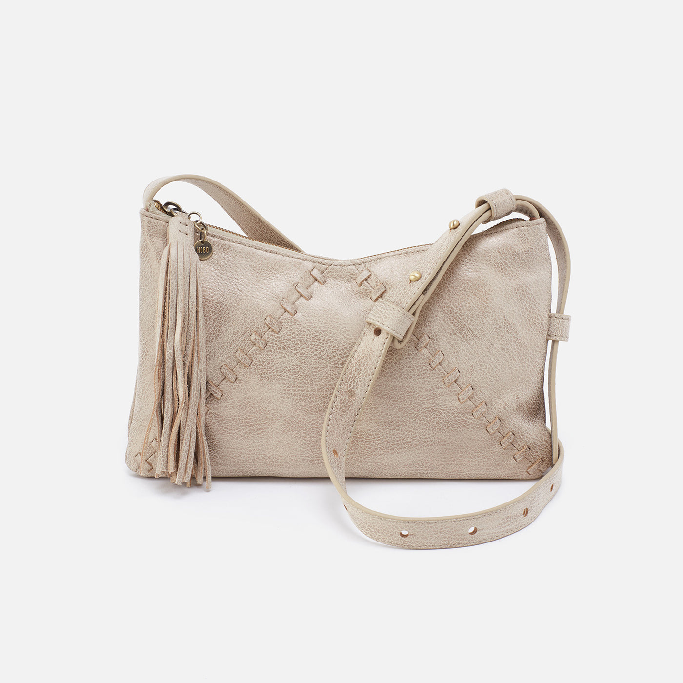 Paulette Small Crossbody In Metallic Leather